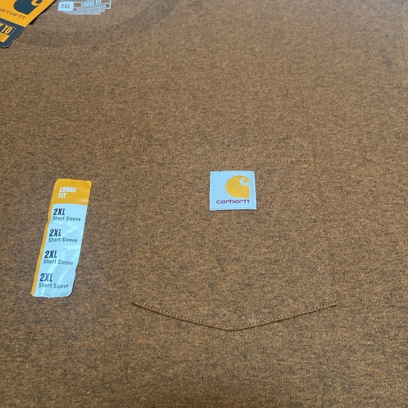 CARHARTT NWT Size 2XL Short Sleeve One Pocket T-shirt - Picture 4 of 8